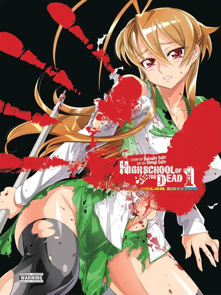 Highschool of the Dead Color 4-In-1 Omnibus Edition [01-02-03-04] Volume 01