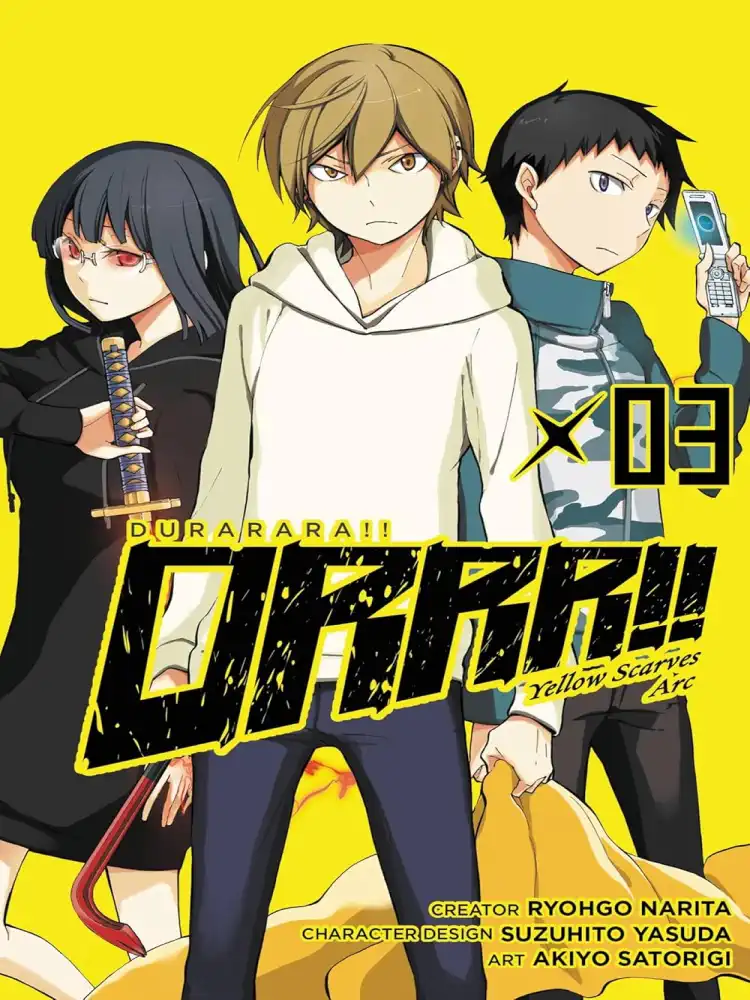 9780316305037 Durarara!! Yellow Scarves Arc Volume 03