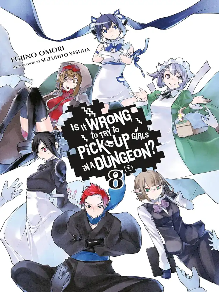 9780316394185 Is It Wrong to Try to Pick Up Girls in a Dungeon? (Light Novel) Volume 08