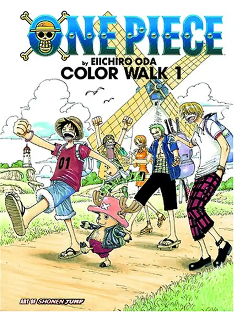 9781421501598 One Piece Color Walk Art Book Volume 01