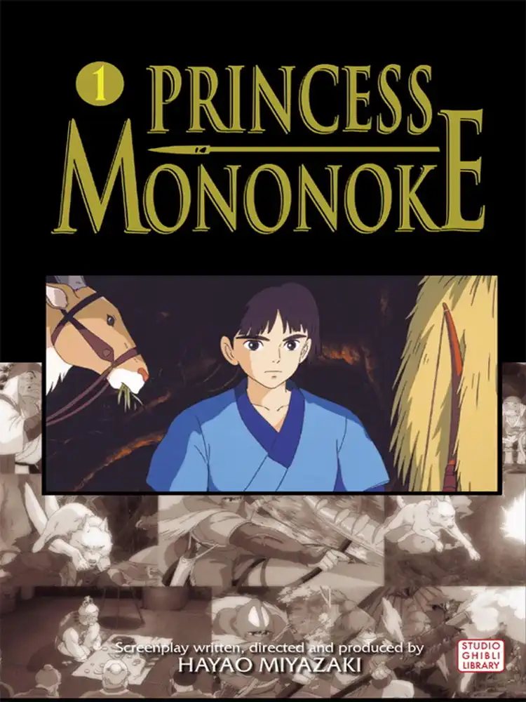 9781421505978 Princess Mononoke Film Comic Volume 01