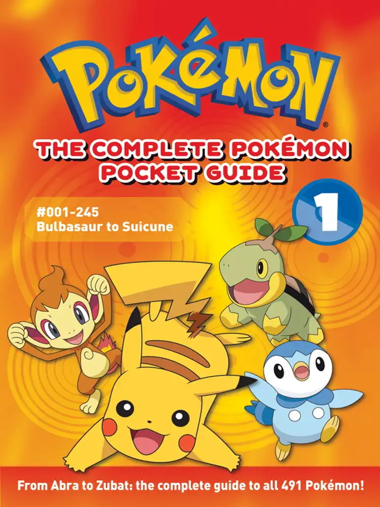9781421523255 Pokemon: The Complete Pokemon Pocket Guide (1st Edition) Volume 01