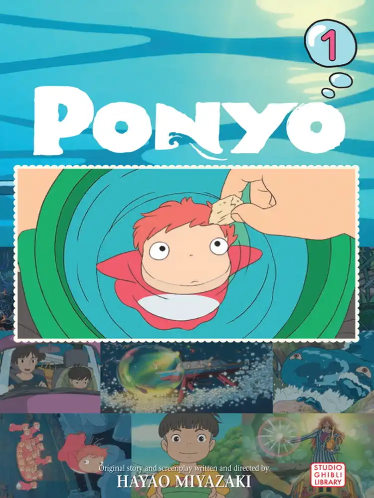 9781421530772 Ponyo Film Comic Volume 01