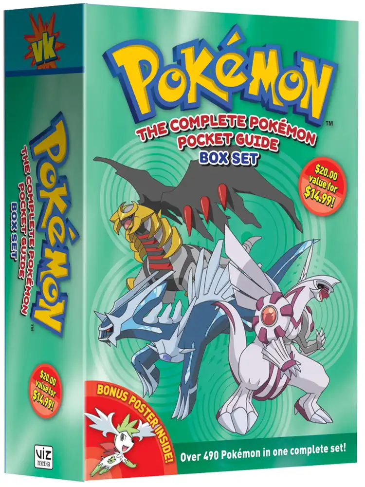 9781421539188 Pokemon: The Complete Pokemon Pocket Guide (1st Edition): Complete Box Set
