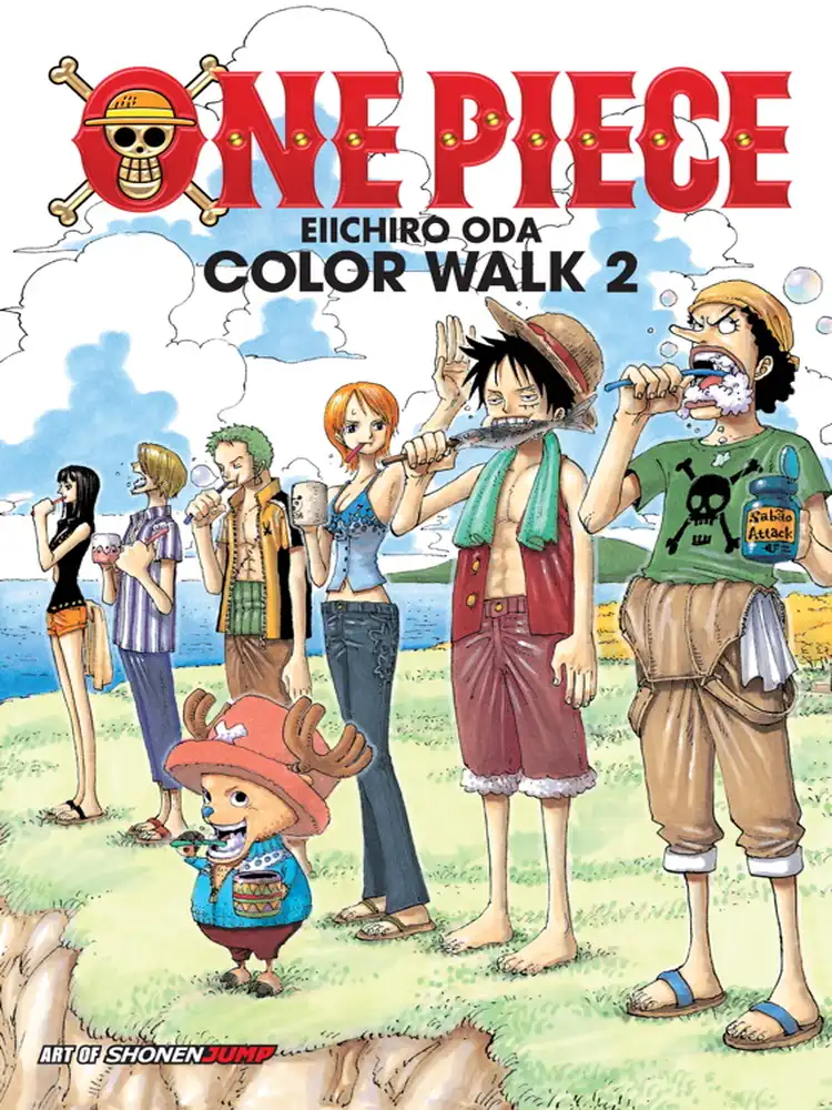 9781421541136 One Piece Color Walk Art Book Volume 02