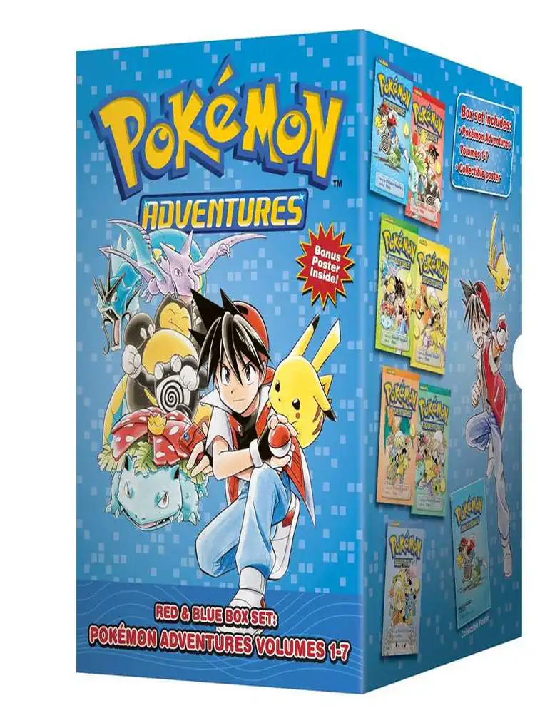 9781421550060 Pokemon Adventures Red & Blue: Box Set 01