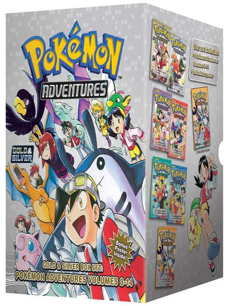 9781421550077 Pokemon Adventures Gold & Silver: Box Set 02