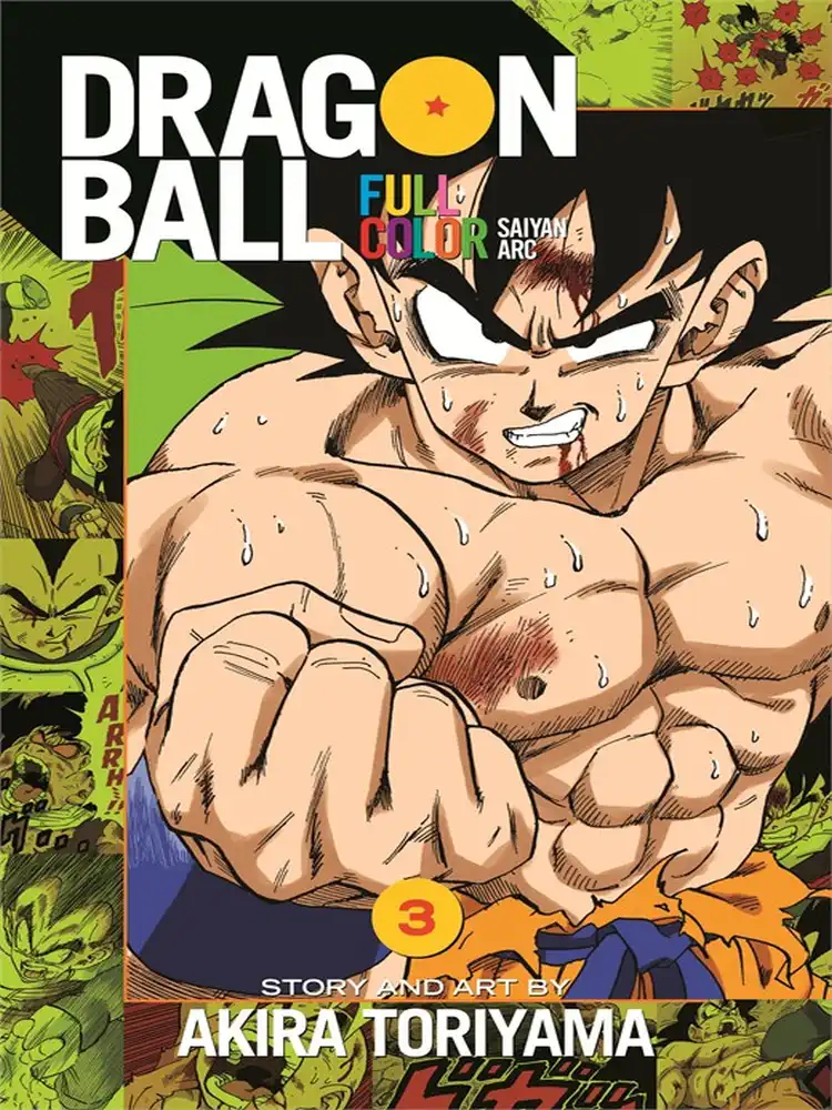 9781421566016 Dragon Ball Full Color Saiyan Arc Volume 03