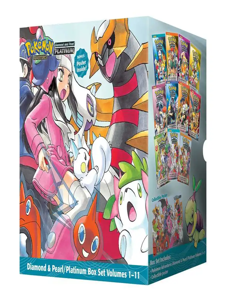 9781421577777 Pokemon Adventures Diamond and Pearl/Platinum: Complete Box Set