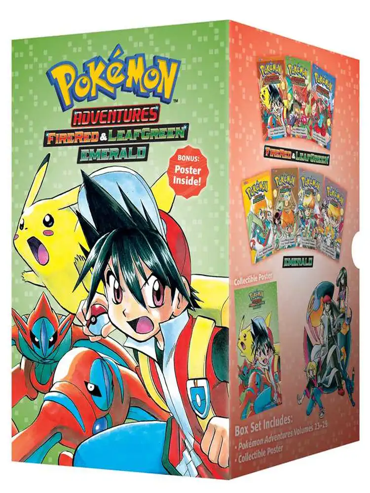 9781421582788 Pokemon Adventures Firered & Leafgreen/Emerald: Box Set 04