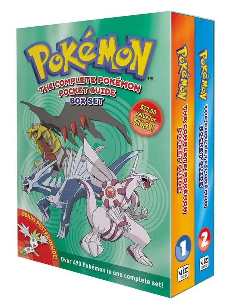 9781421595450 Pokemon: The Complete Pokemon Pocket Guide (2nd Edition): Complete Box Set