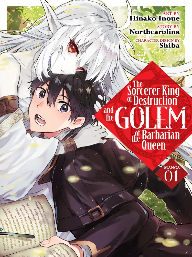 9781645058625 The Sorcerer King of Destruction and the Golem of the Barbarian Queen Volume 01