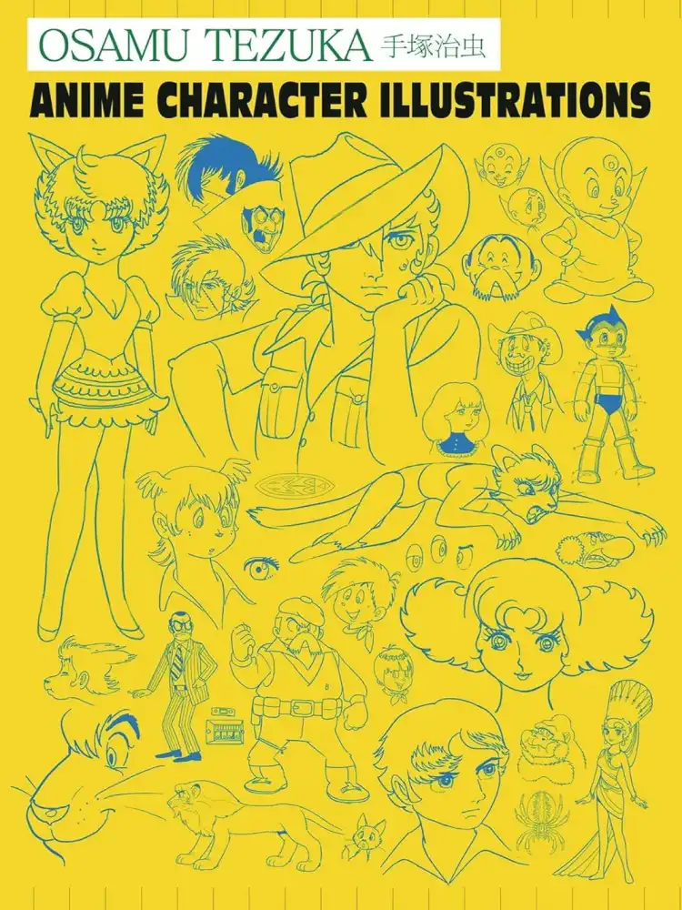 9781927925386 Osamu Tezuka: Anime Character Illustrations