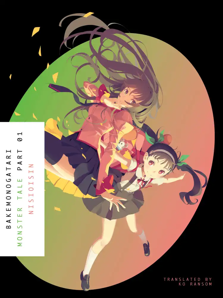 9781942993889 Monogatari Series - Bakemonogatari: Monster Tale (Light Novel) Part 01