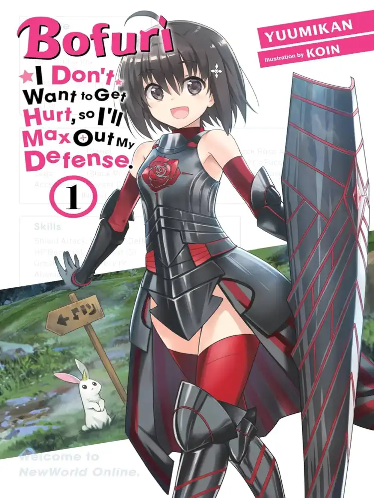 9781975322731 Bofuri: I Don't Want to Get Hurt, So I'll Max Out My Defense. (Light Novel) Volume 01