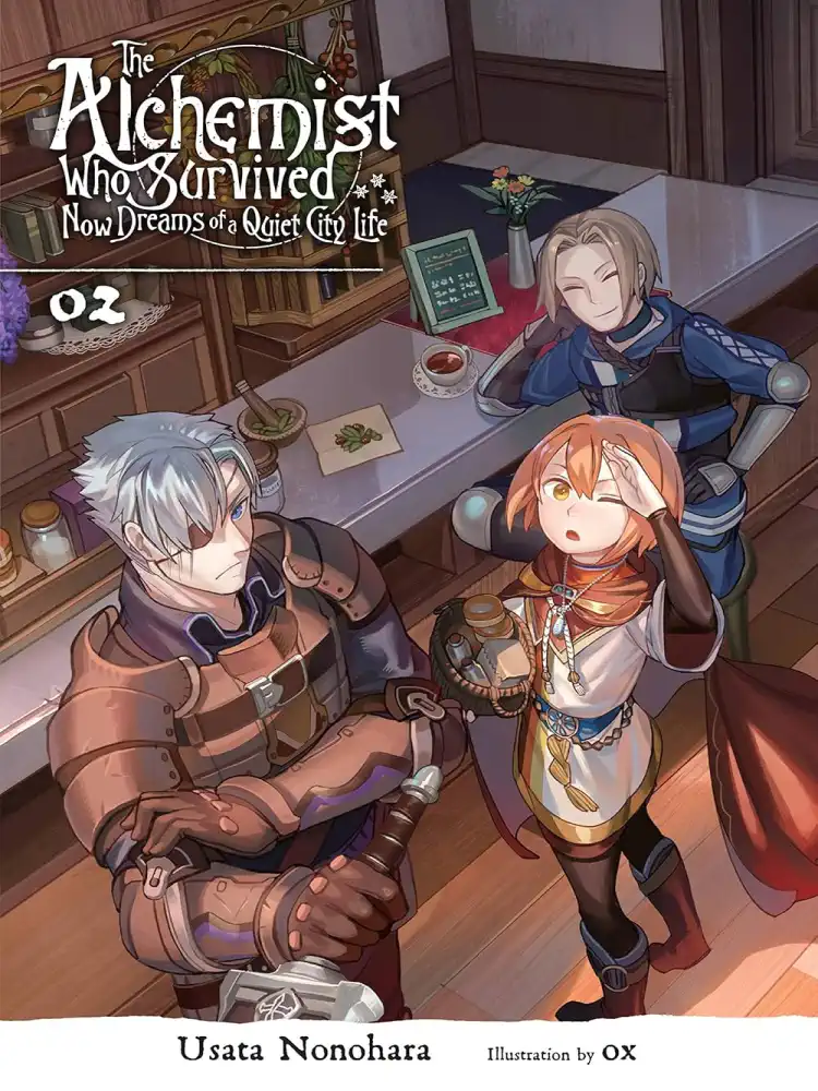 9781975331610 The Alchemist Who Survived Now Dreams of a Quiet City Life (Light Novel) Volume 02