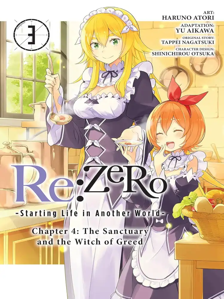 9781975339937 RE: Zero - Starting Life in Another World, Chapter 4: The Sanctuary and the Witch of Greed Volume 03