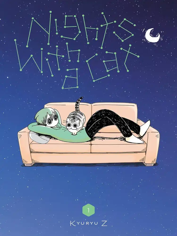 9781975341695 Nights with a Cat Volume 01