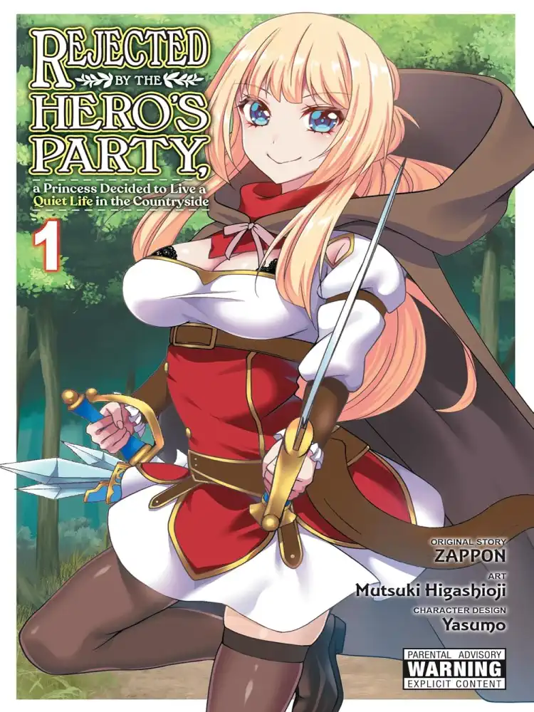 9781975371395 Rejected by the Hero's Party, a Princess Decided to Live a Quiet Life in the Countryside Volume 01