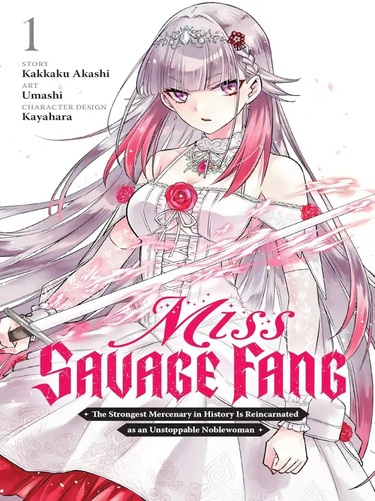 9781975391546 Miss Savage Fang: The Strongest Mercenary in History Is Reincarnated as an Unstoppable Noblewoman Volume 01