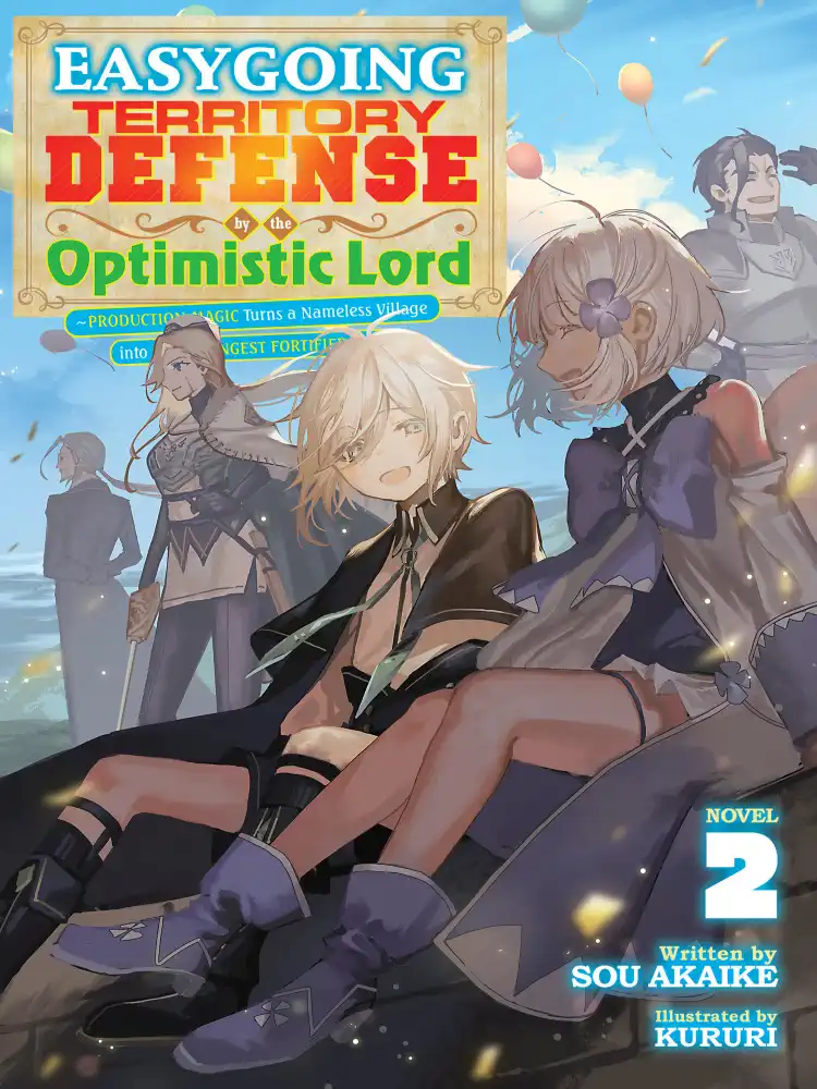 9798888435830 Easygoing Territory Defense by the Optimistic Lord: Production Magic Turns a Nameless Village Into the Strongest Fortified City (Light Novel) Volume 02