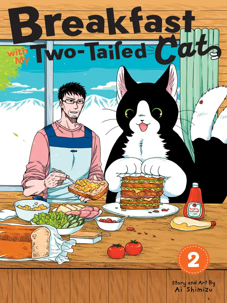 9798888437650 Breakfast with My Two-Tailed Cat Volume 02